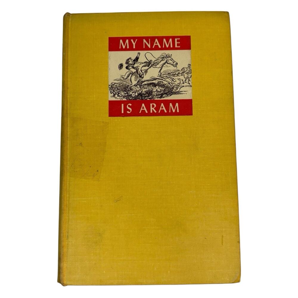 VTG 1940 "My Name Is Aram" William Saroyan FIRST EDITION HC Book Harcourt Brace